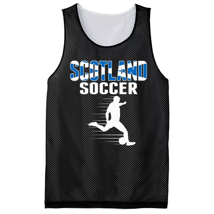 Scotland Soccer Fans Jersey Scottish Flag Football Lovers Mesh Reversible Basketball Jersey Tank