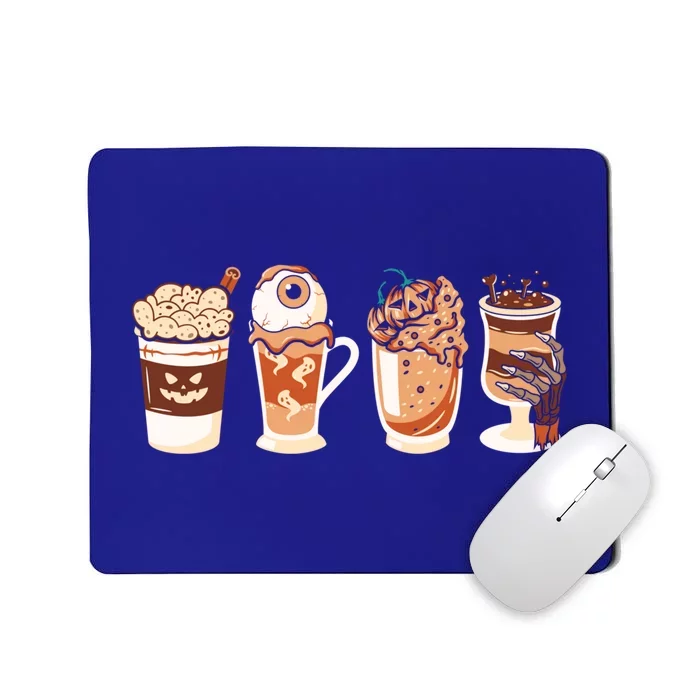 Spooky Season Fall Coffee Horror Movie And Coffee Halloween Gift Mousepad