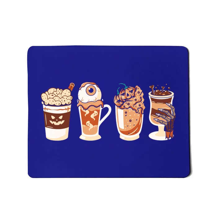 Spooky Season Fall Coffee Horror Movie And Coffee Halloween Gift Mousepad