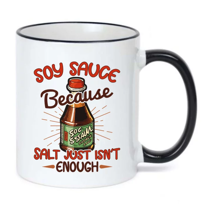 Soy Sauce Funny Costume Vegan Soy Sauce Funny Sushi Matching Group Halloween Cos Black Color Changing Mug