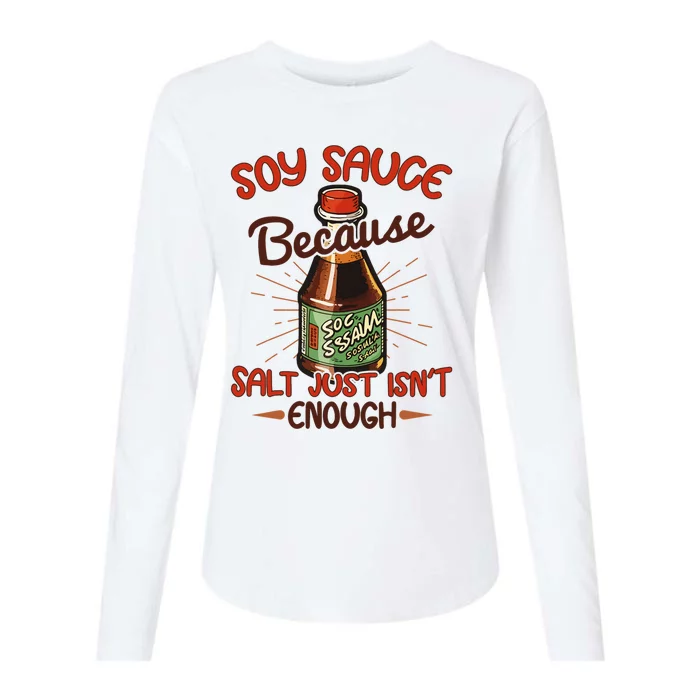 Soy Sauce Funny Costume Vegan Soy Sauce Funny Sushi Matching Group Halloween Cos Womens Cotton Relaxed Long Sleeve T-Shirt