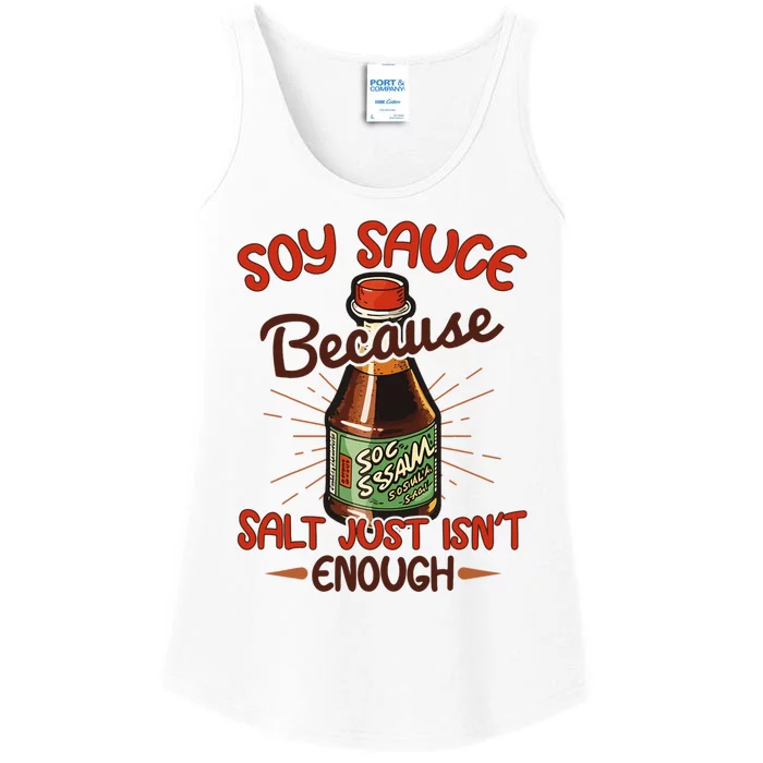 Soy Sauce Funny Costume Vegan Soy Sauce Funny Sushi Matching Group Halloween Cos Ladies Essential Tank