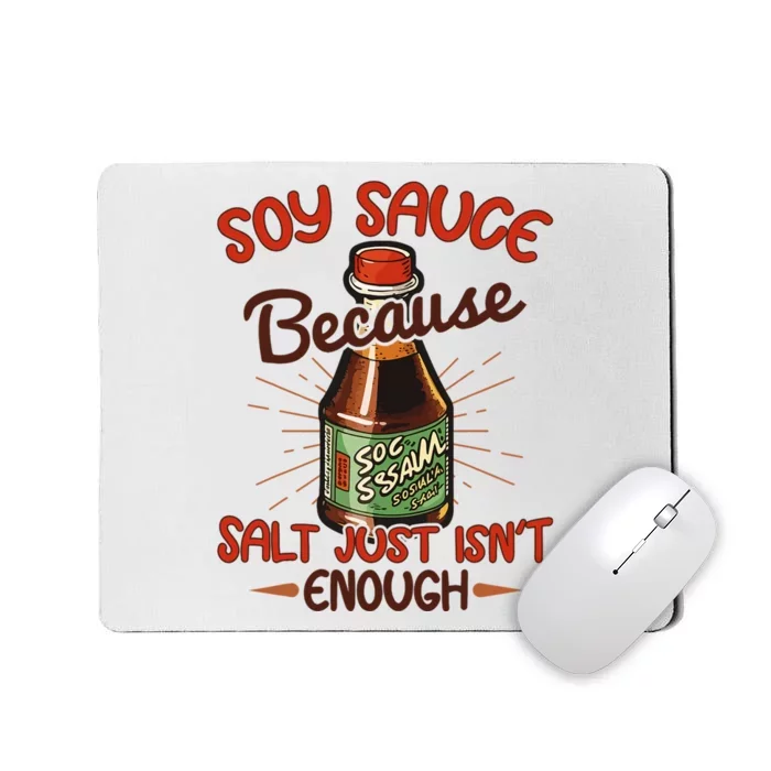 Soy Sauce Funny Costume Vegan Soy Sauce Funny Sushi Matching Group Halloween Cos Mousepad