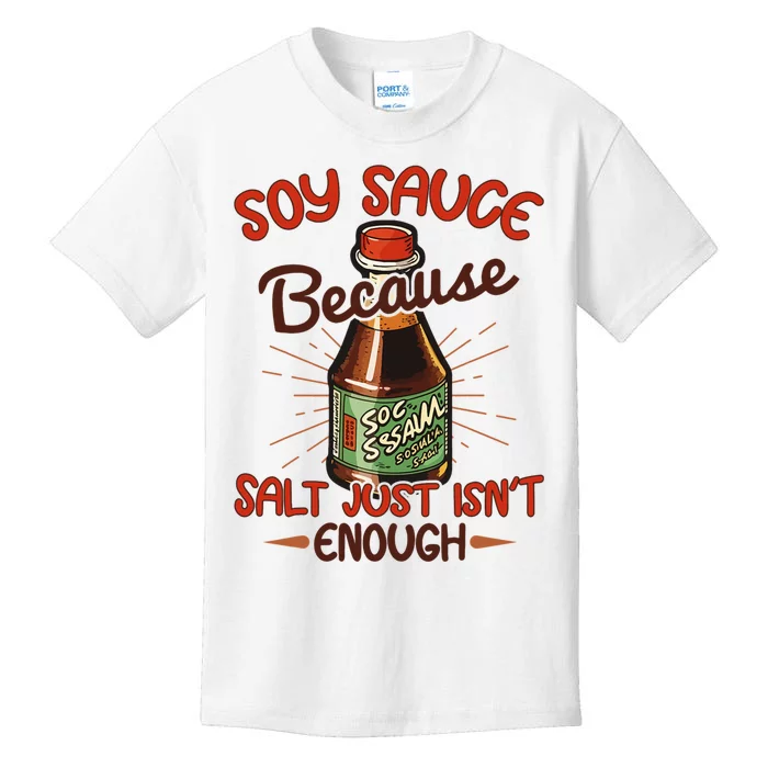 Soy Sauce Funny Costume Vegan Soy Sauce Funny Sushi Matching Group Halloween Cos Kids T-Shirt