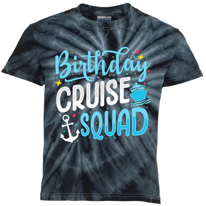 Support Squad For Obesity Awareness Kids Tie-Dye T-Shirt