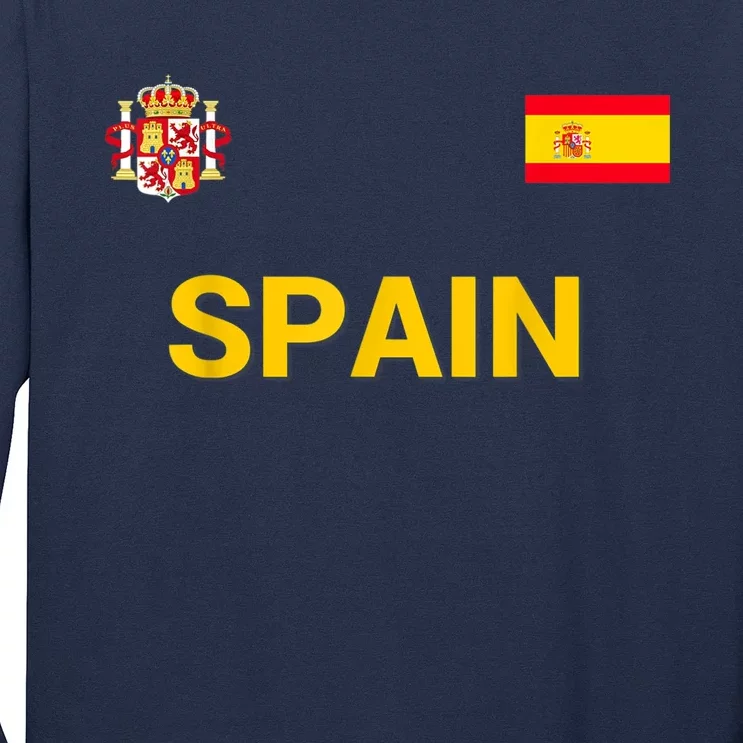 Soccer shirt in colors of spanish flag. National jersey for