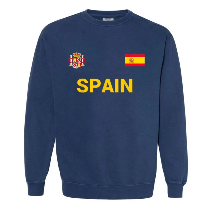 Spain Shirt-Espana Flag Jersey Soccer -Football Garment-Dyed Sweatshirt