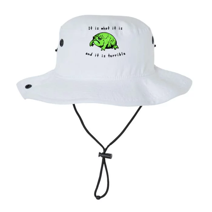 Shithead Steve Frog It Is What It Is And It Is Terrible Legacy Cool Fit Booney Bucket Hat