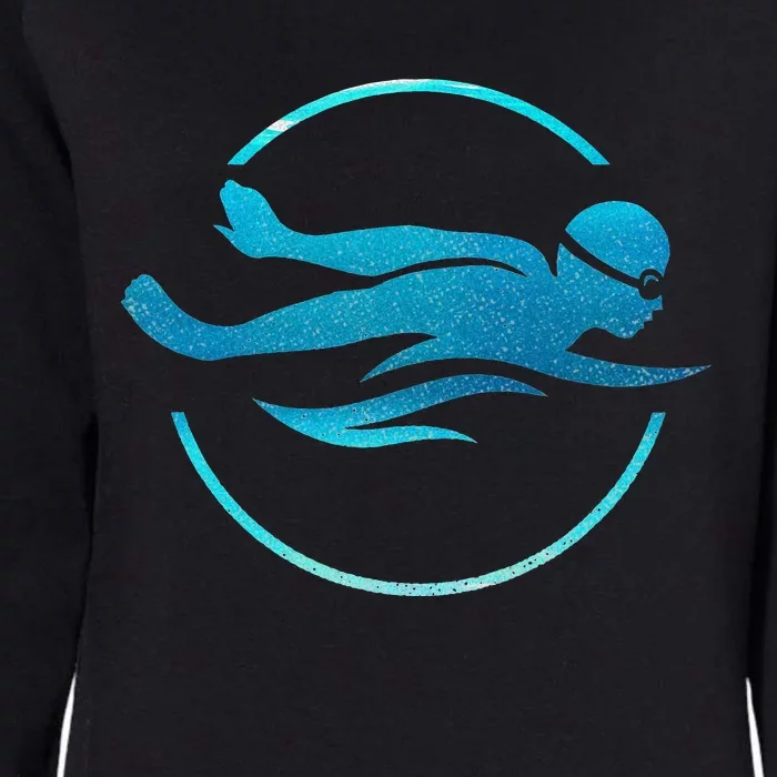 Swimmer Swimming funny Swim Team Womens California Wash Sweatshirt