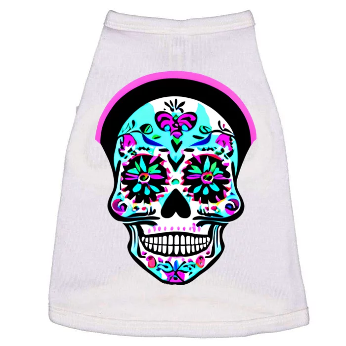 Sugar Skull Funny Cinco De Mayo T Graphic Doggie Tank