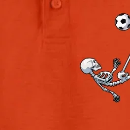 Skeleton Soccer Football Halloween Costume Gifts Dry Zone Grid Performance Polo