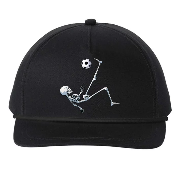 Skeleton Soccer Football Halloween Costume Gifts Snapback Five-Panel Rope Hat