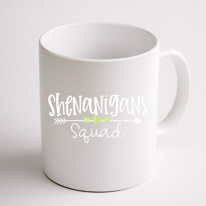 Shenanigans Squad Funny St. Patrick's Day Matching Group Front & Back Coffee Mug