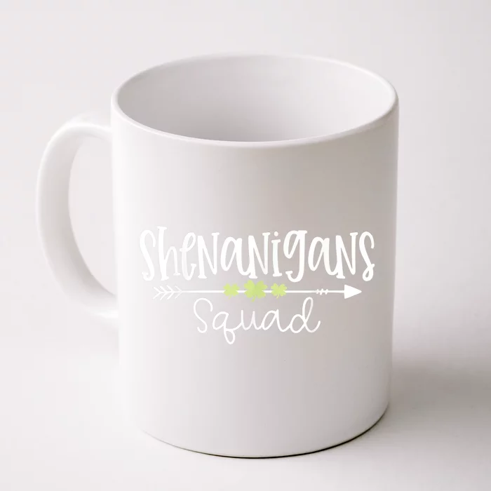 Shenanigans Squad Funny St. Patrick's Day Matching Group Front & Back Coffee Mug