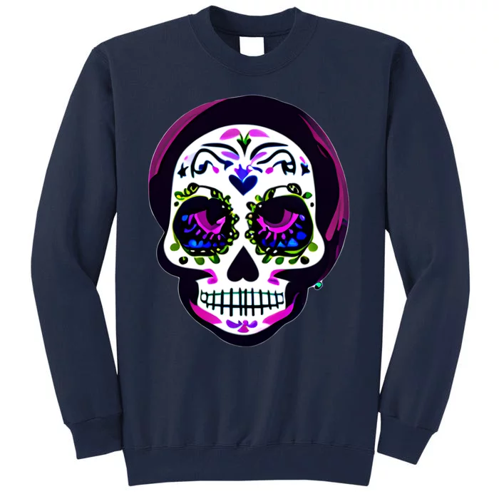 Sugar Skull Funny Cinco De Mayo T Graphic Tall Sweatshirt