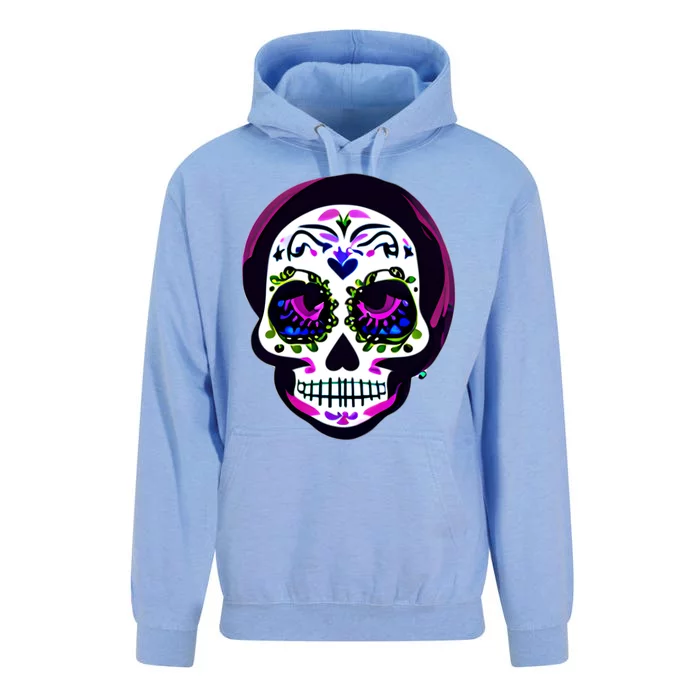 Sugar Skull Funny Cinco De Mayo T Graphic Unisex Surf Hoodie