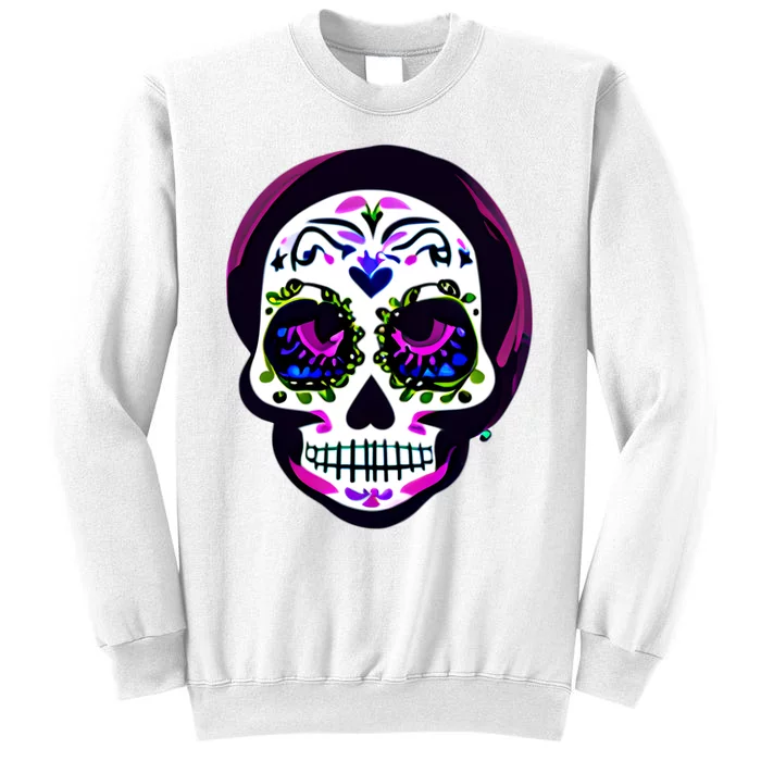 Sugar Skull Funny Cinco De Mayo T Graphic Sweatshirt