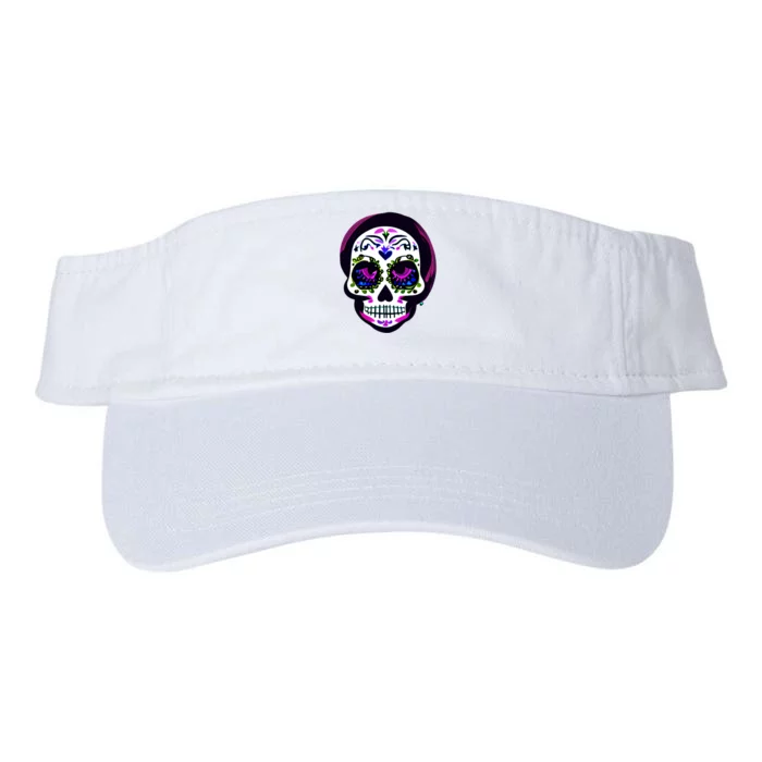 Sugar Skull Funny Cinco De Mayo T Graphic Valucap Bio-Washed Visor