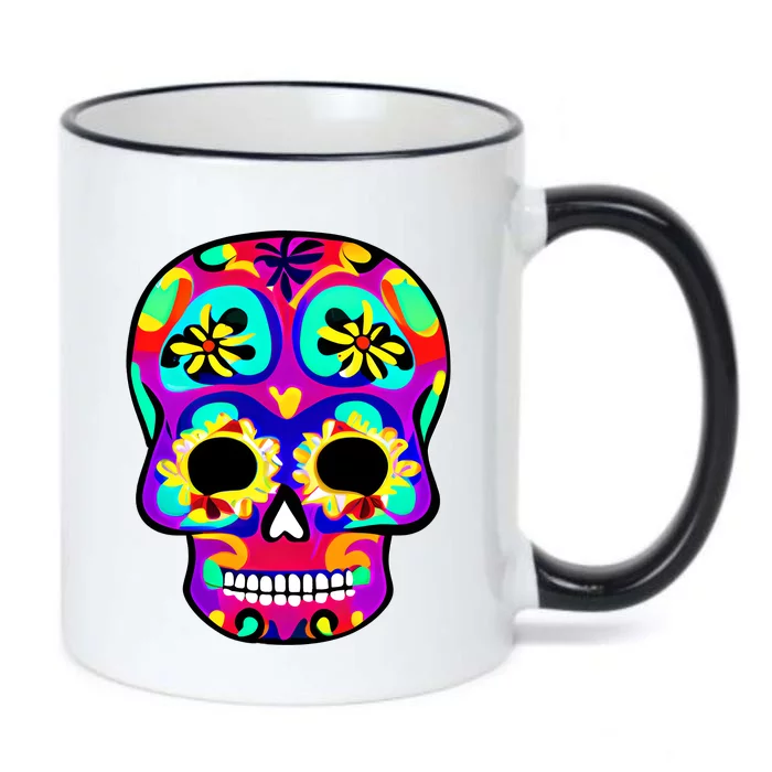 Sugar Skull Funny Cinco De Mayo Black Color Changing Mug