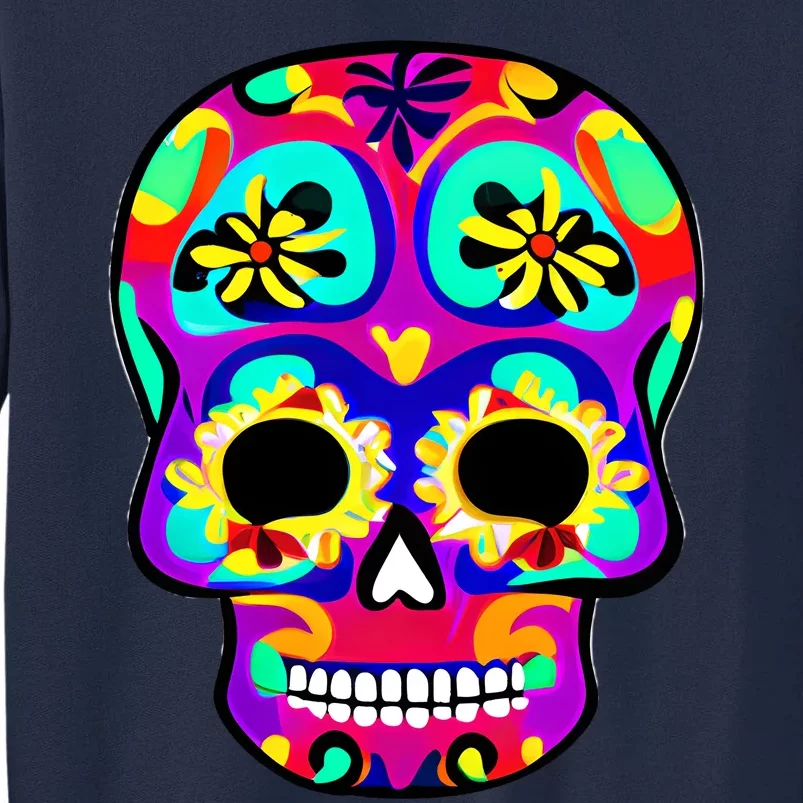 Sugar Skull Funny Cinco De Mayo Tall Sweatshirt