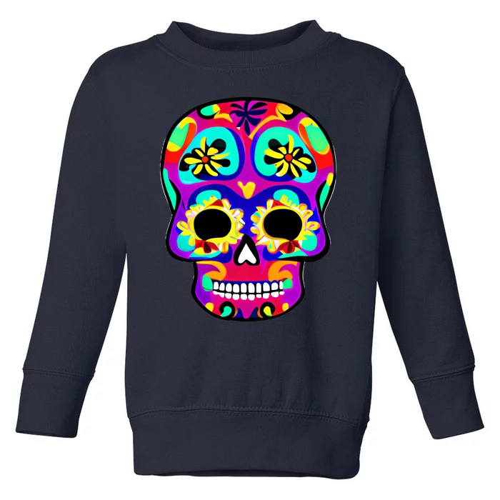 Sugar Skull Funny Cinco De Mayo Toddler Sweatshirt