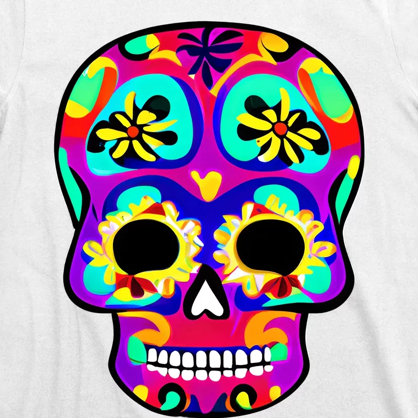 Sugar Skull Funny Cinco De Mayo T-Shirt