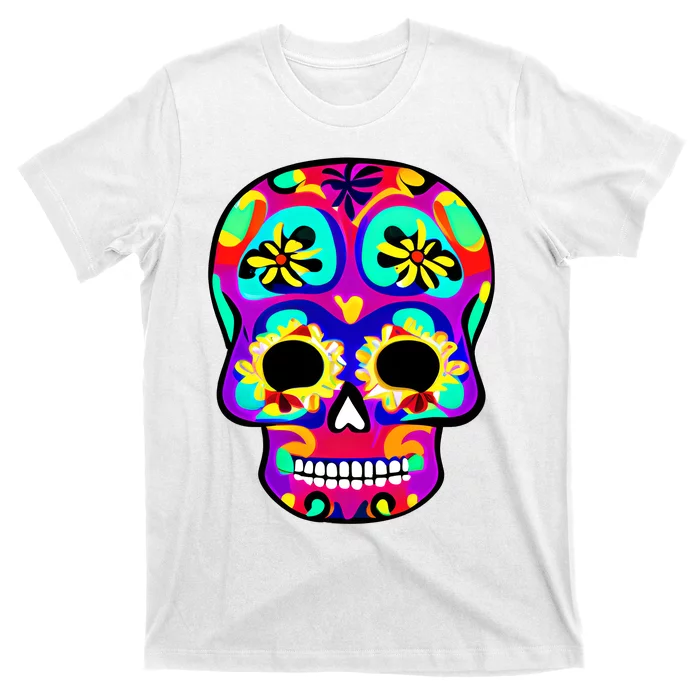 Sugar Skull Funny Cinco De Mayo T-Shirt