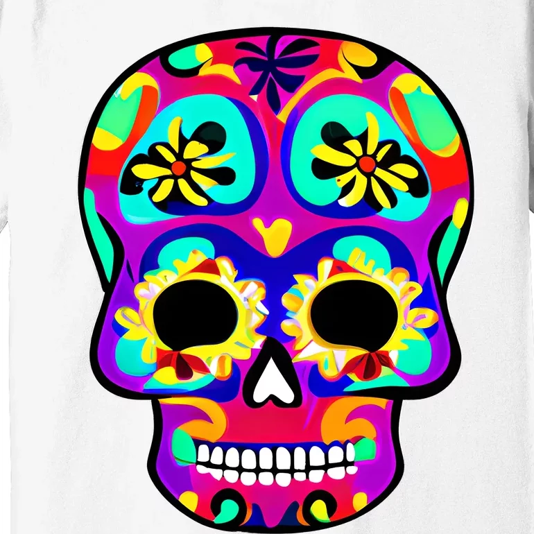 Sugar Skull Funny Cinco De Mayo Premium T-Shirt