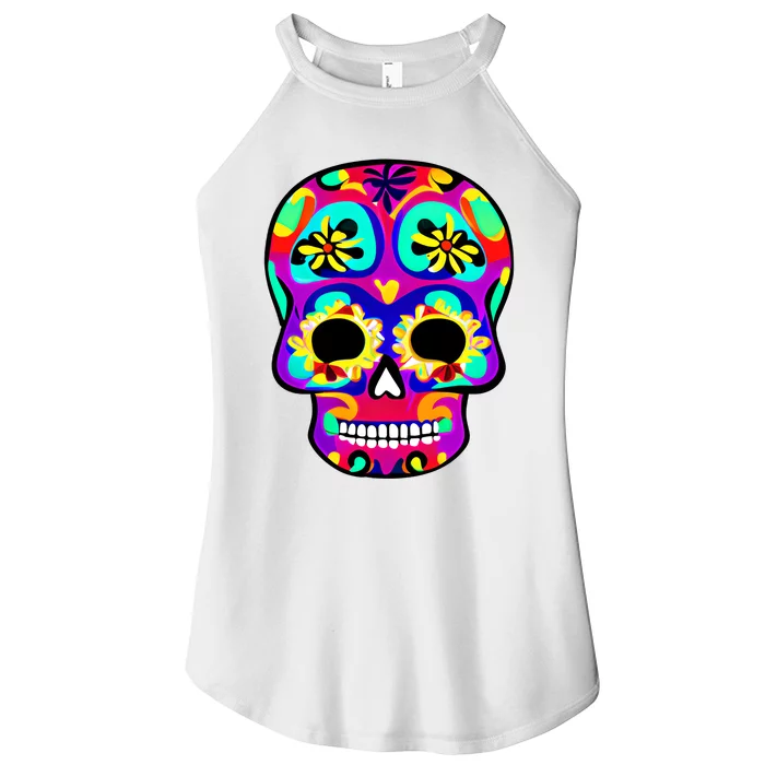 Sugar Skull Funny Cinco De Mayo Women’s Perfect Tri Rocker Tank