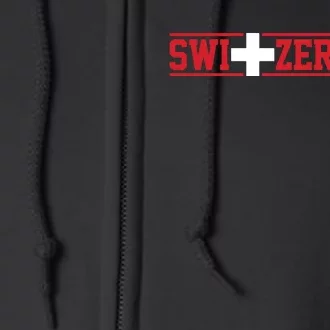 Switzerland Swiss Flag Travel Souvenir Gift Full Zip Hoodie