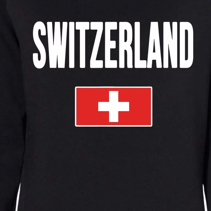 Switzerland Swiss Flag Womens California Wash Sweatshirt