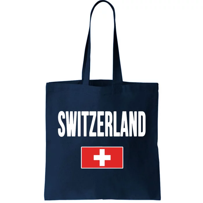 Switzerland Swiss Flag Tote Bag