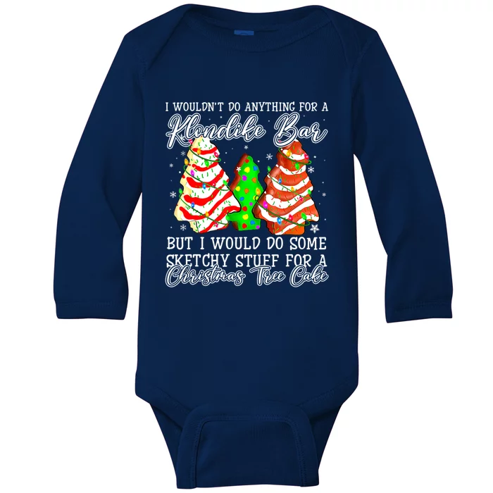 Sketchy Stuff For Some Christmas Tree Cakes Debbie Pajama Baby Long Sleeve Bodysuit