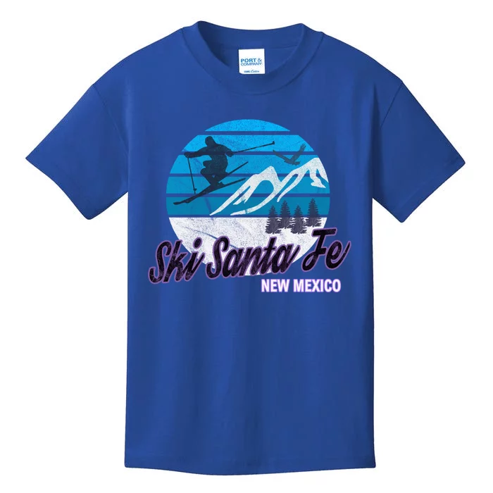 Ski Santa Fe New Mexico Usa Ski Resort Snowboarding Skiing Gift Kids T-Shirt