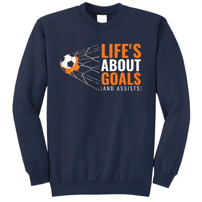 Soccer Shirts For Boy Lifes About Goals Boy Soccer Sweatshirt