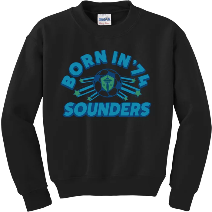 Seattle Sounders Fc Born In ’74 Kids Sweatshirt