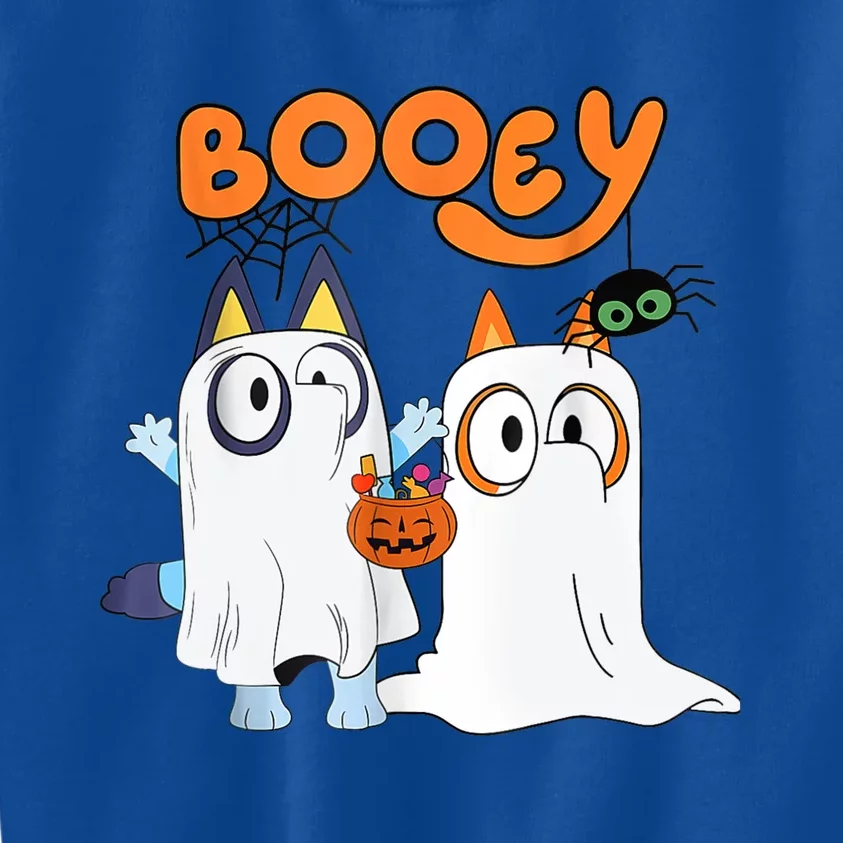 Spooky Season Funny Ghost Booey Halloween Kids Sweatshirt