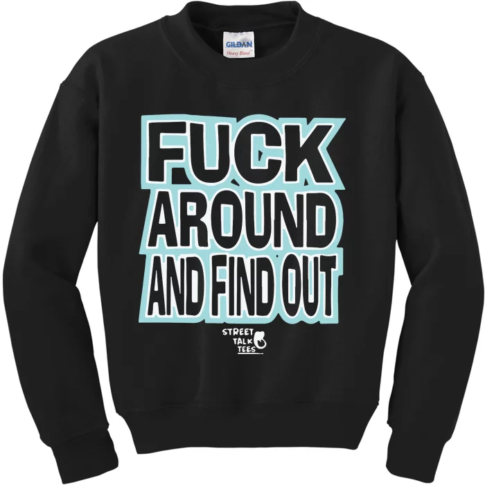 Stevie Stacks Fuck Around Annd Find Out Kids Sweatshirt