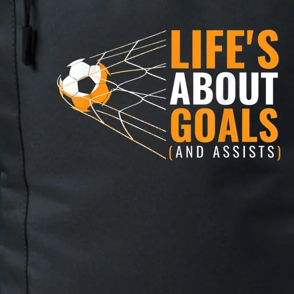 Soccer Shirt for Boys | 'Life's About Goals' | Boys Soccer Daily Commute Backpack