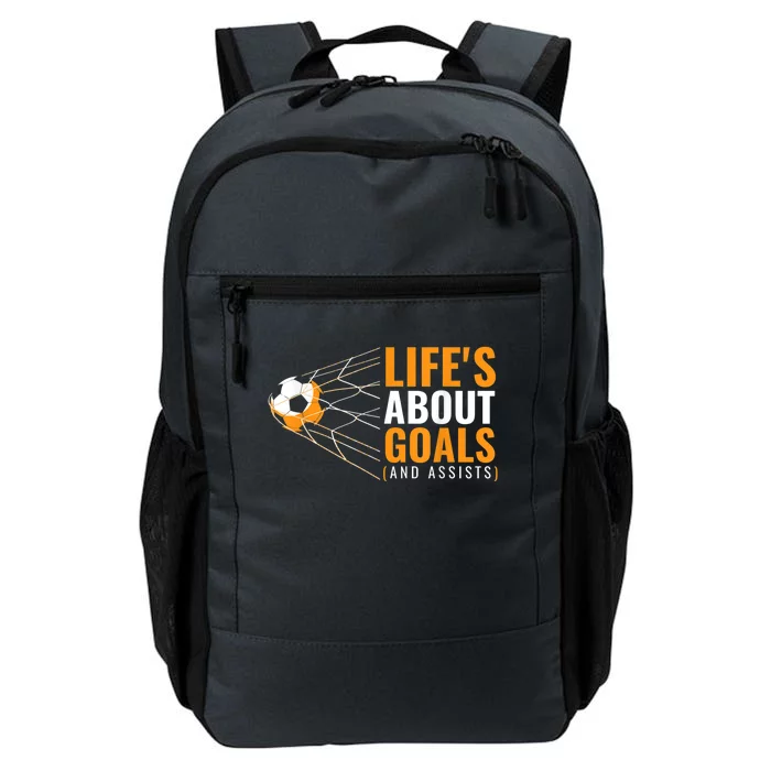 Soccer Shirt for Boys | 'Life's About Goals' | Boys Soccer Daily Commute Backpack