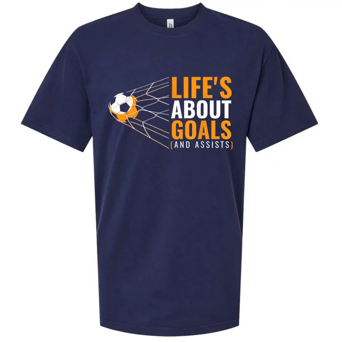 Soccer Shirt for Boys | 'Life's About Goals' | Boys Soccer Sueded Cloud Jersey T-Shirt