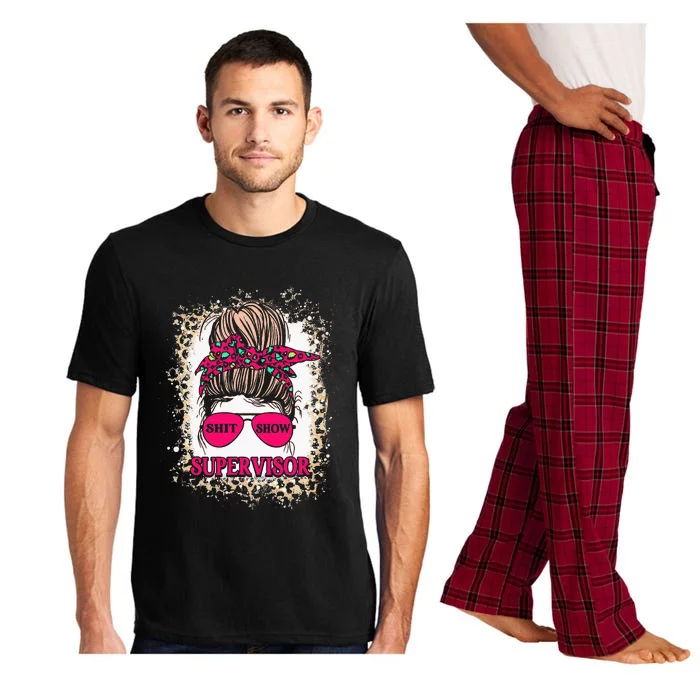 Shitshow Supervisor Funny Mom Boss Manager Teacher Pajama Set