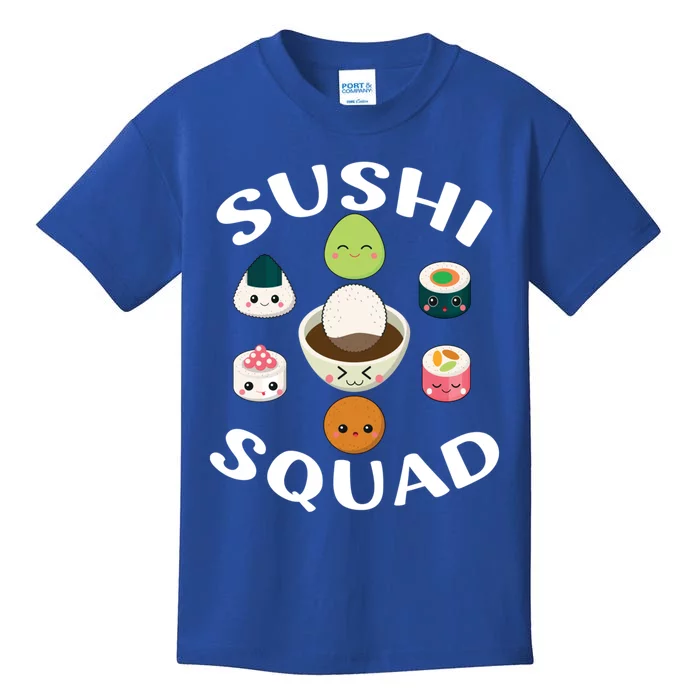 Sushi Squad Funny Sushi Japanese Food Sushi Lover Gift Kids T-Shirt