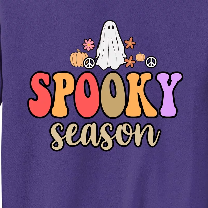 Spooky Season Floral Hippie Ghost Sweatshirt