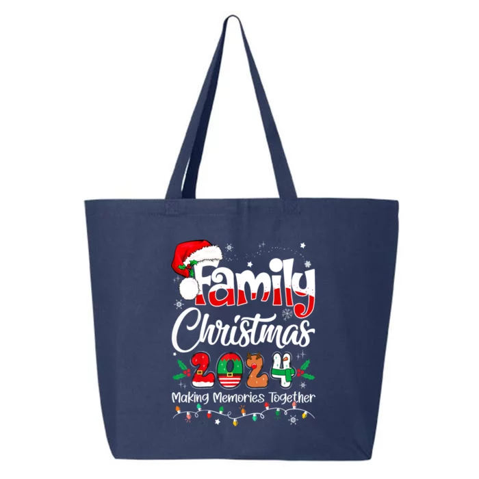 Squad Santa Family Christmas 2024 Matching Outfit Xmas Gift 25L Jumbo Tote