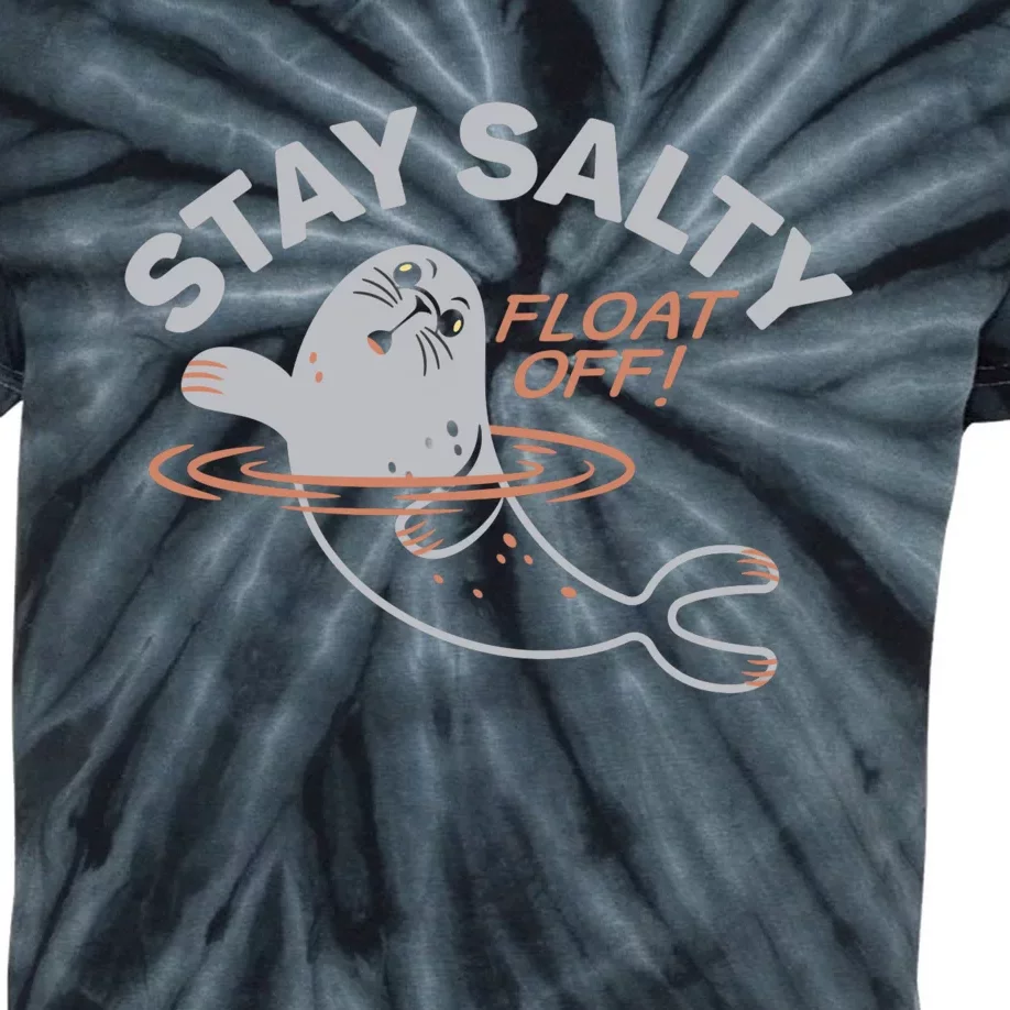 Stay Salty Funny Ocean Summer Kids Tie-Dye T-Shirt