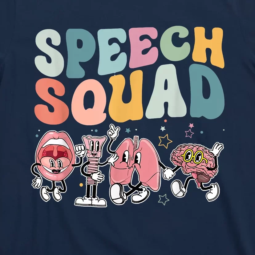 Speech Squad Funny Speech Therapy Speech Pathologist T-Shirt