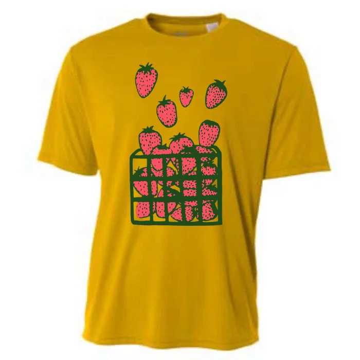 Strawberry Shirts Foodie Gift Cooling Performance Crew T-Shirt