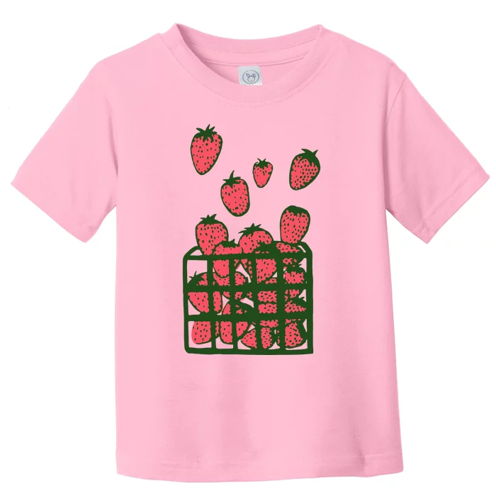 Strawberry Shirts Foodie Gift Toddler T-Shirt