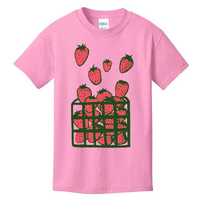 Strawberry Shirts Foodie Gift Kids T-Shirt